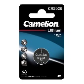 Э/п Camelion литиевый CR2025-BP1 3V  на блистере 1шт (плоский э/п)