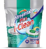 Таблетки д/посудомоечных машин I-Clean Streamtab Plus 18шт FIX Цена 199,9руб