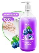 Крем-мыло Milana 1л черника в йогурте с дозатором /6шт /126301  +