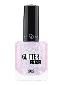 Лак д/ногтей Extreme Gel Shine Nail  Lacquer Glitter 202 лавандово-розовый 10,2мл
