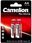 Э/п Camelion Plus Alkaline алкалиновый LR6-BP2  на блистере 2шт (пальчик.)   С