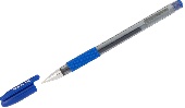Ручка гелевая синяя OfficeSpace 0,5мм (12 шт. в упак.) резиновый грип/260062/РЦ