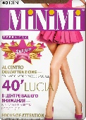 Lucia 40 nero 4 (полуматовые  эластичные колготки  с усиленными шортиками) MINIMI