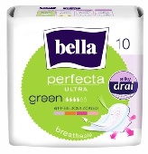 Прокладки супертонкие "Perfecta Ultra" Green 10шт +