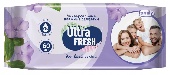 Влажные салфетки Ultra Fresh Antibacterial 60шт для всей семьи/14410132 СКИДКА 40%