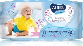 Влажные салфетки AURA ULTRA COMFORT 60шт для детей СКИДКА 15%