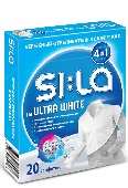 Салфетки д/стирки SI:LA Ultra White отбеливающие 20шт